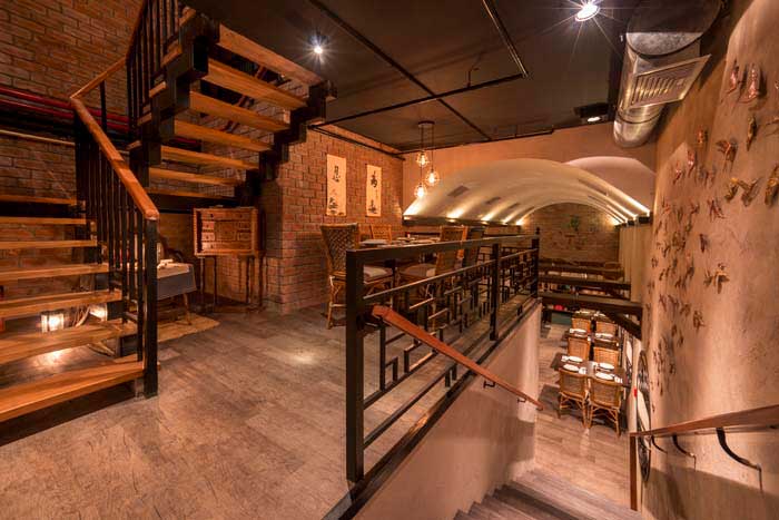 600m2焦作精品中餐厅设计装修效果图