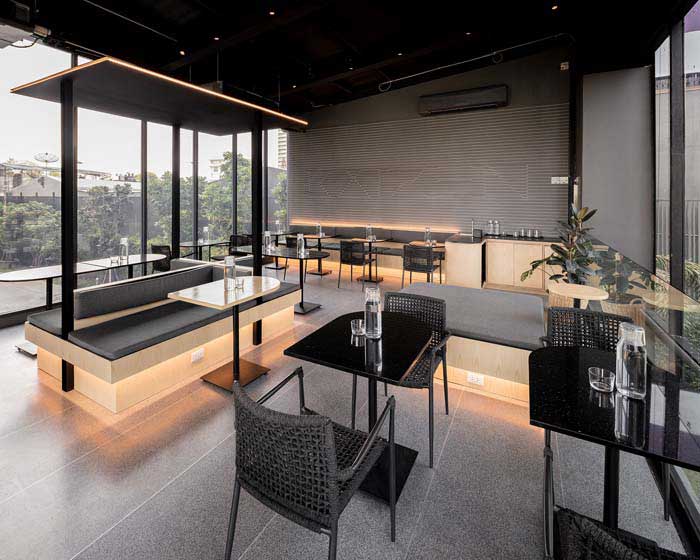 郑州100平米咖啡厅设计装修效果图