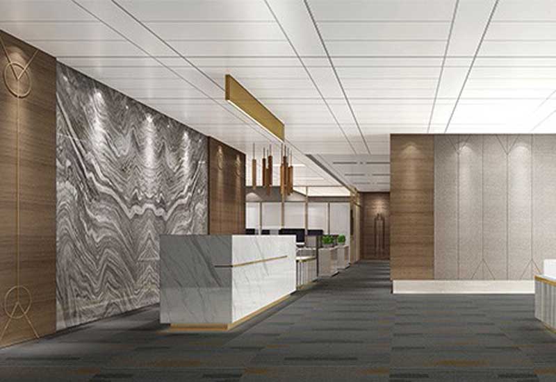 600平米现代办公室装修设计效果图