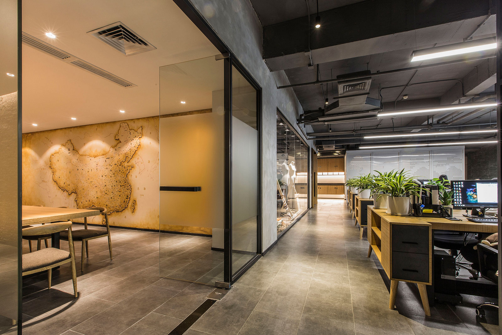 400平米郑州办公室设计装修施工案例