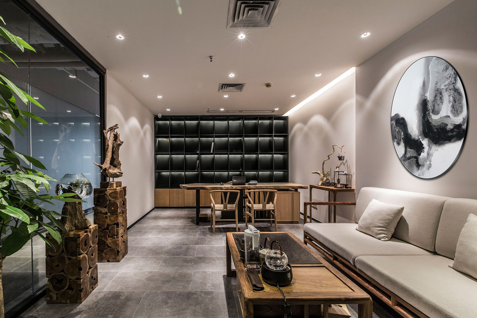 400平米郑州办公室设计装修施工案例