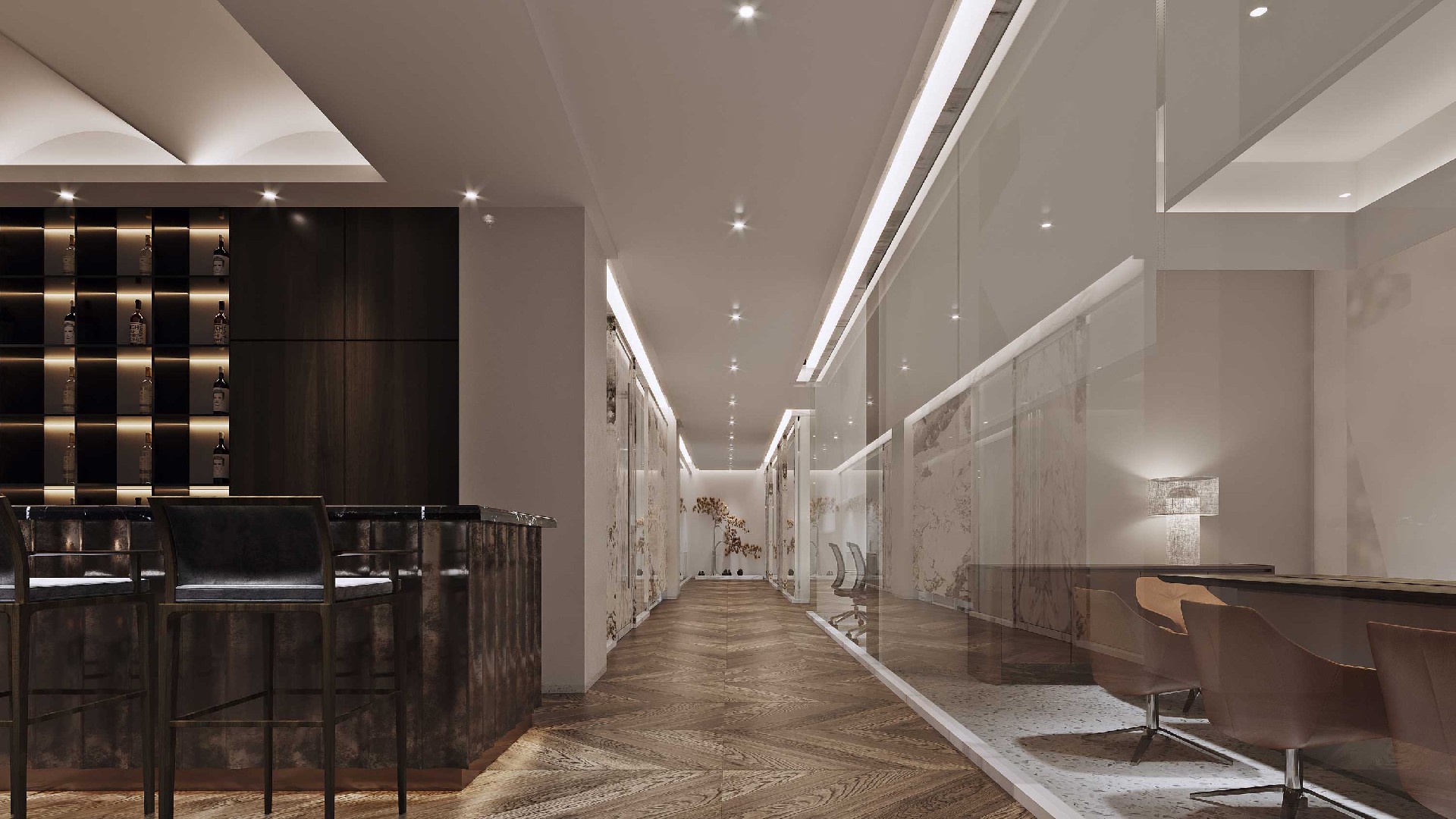 1500平米郑州高端办公室装修设计效果图