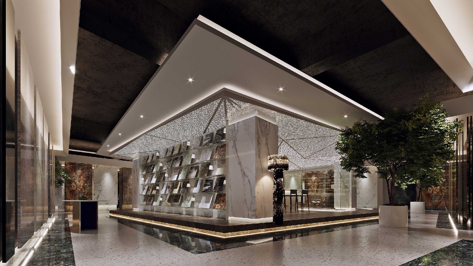 1500平米郑州高端办公室装修设计效果图