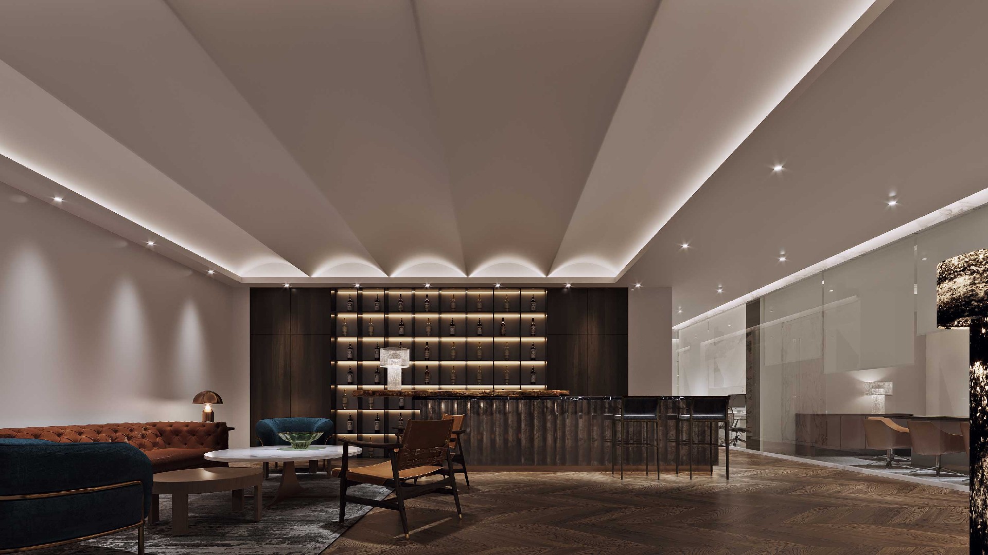 1500平米郑州高端办公室装修设计效果图