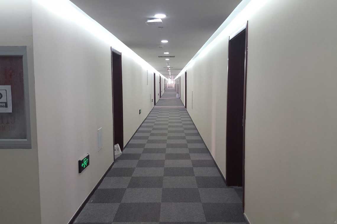 办公室走廊设计效果图-办公室装修走廊设计图集