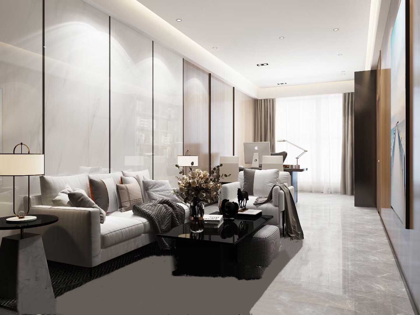 180平米郑州办公室设计装修效果图