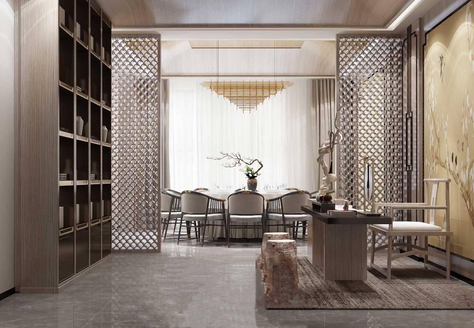 180平米郑州办公室设计装修效果图