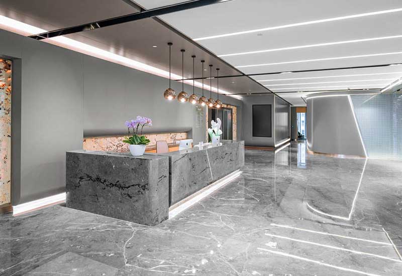 950平方郑州办公室装修施工效果图