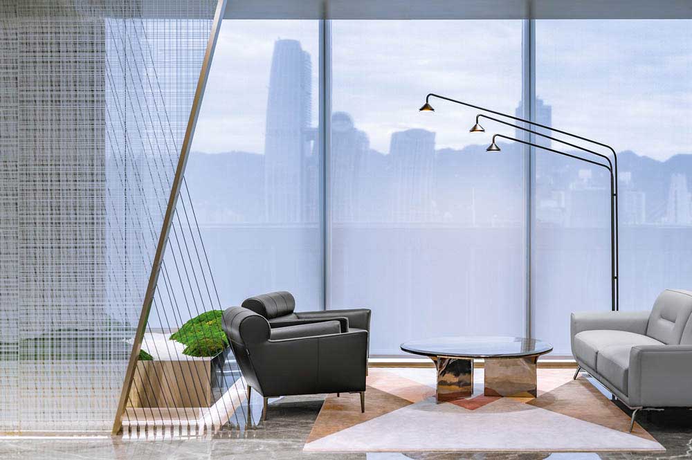 950平方郑州办公室装修施工效果图