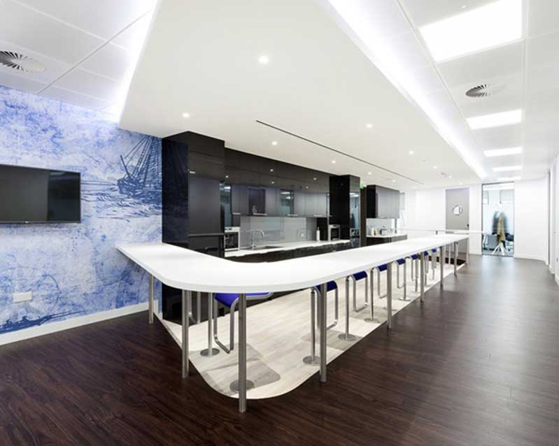 现代简约800平米办公室装修设计效果图