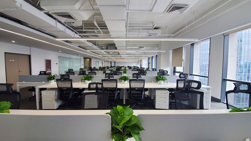 400平米办公室设计装修效果图