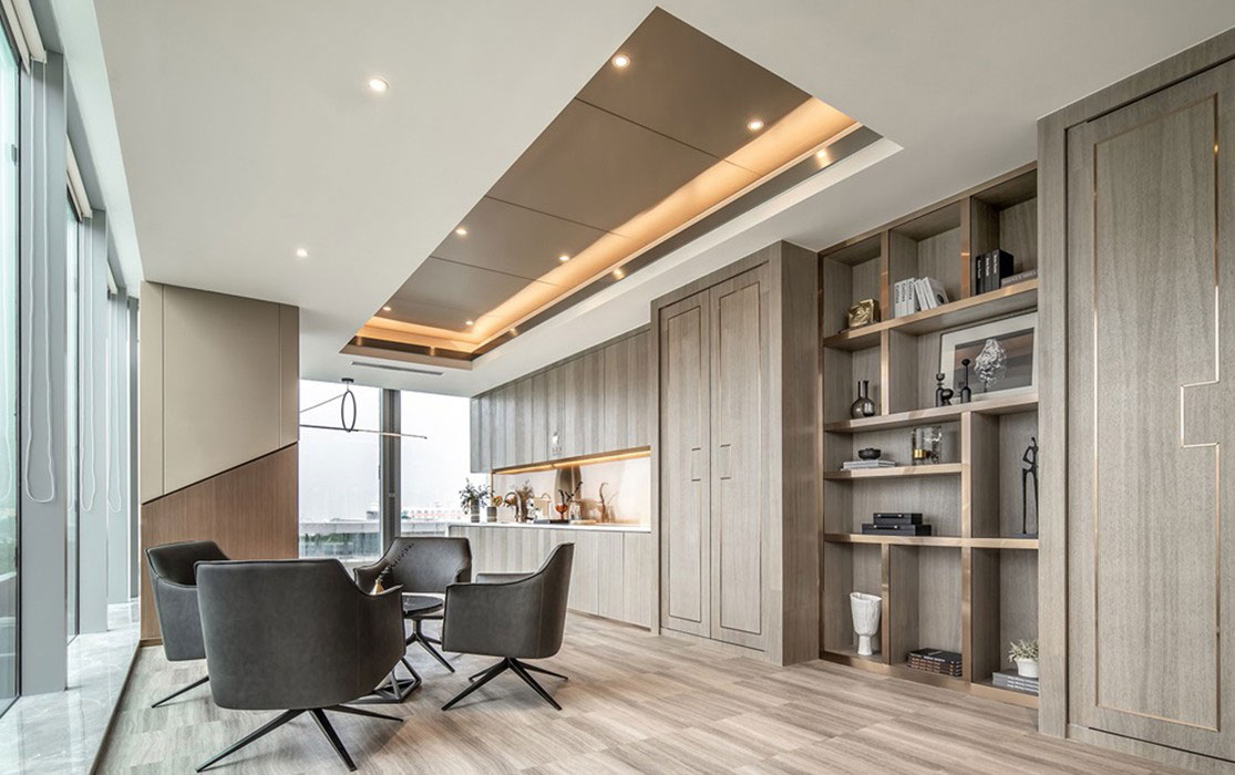 500平米办公室装修设计效果图