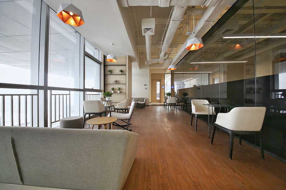 800平米办公室装修效果图-800平高档办公空间设计