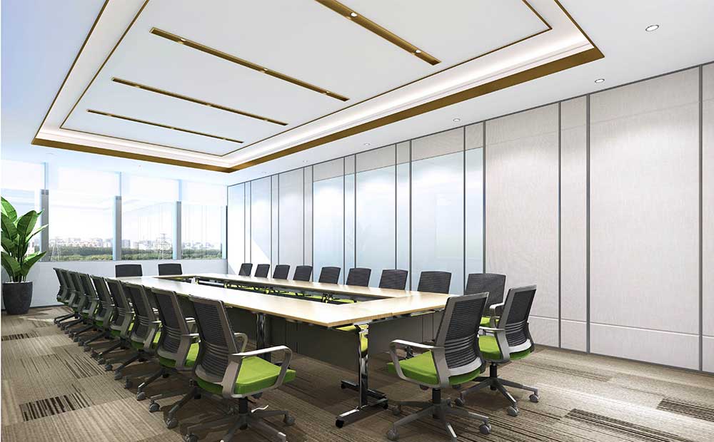 1000平米办公室装修效果图-1000平科技办公空间设计