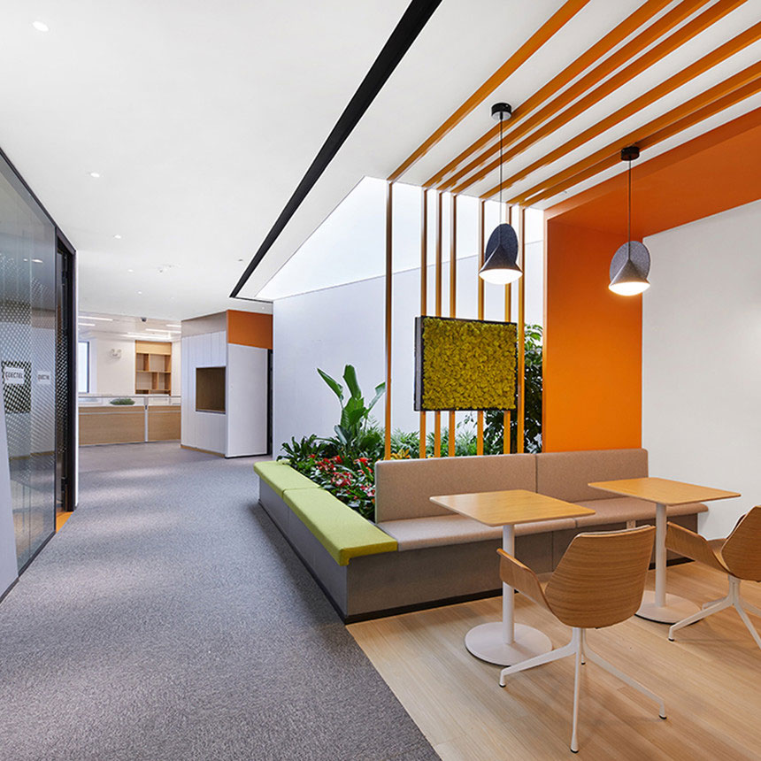 郑州现代办公室装修设计-办公室装修效果图