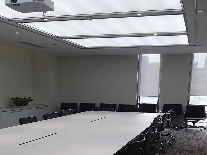 郑州办公室装修施工实景案例图