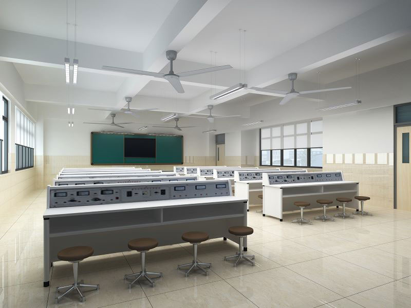 郑州画室办公空间设计-教室装修设计效果图