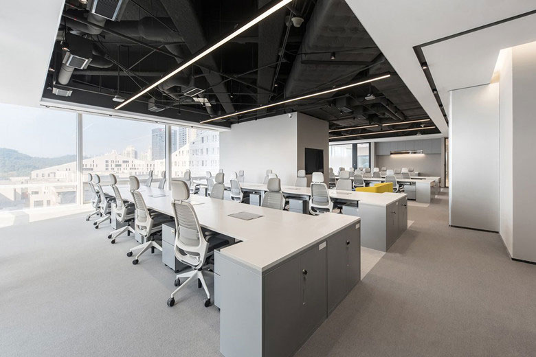 300平软件公司办公室装修设计效果图