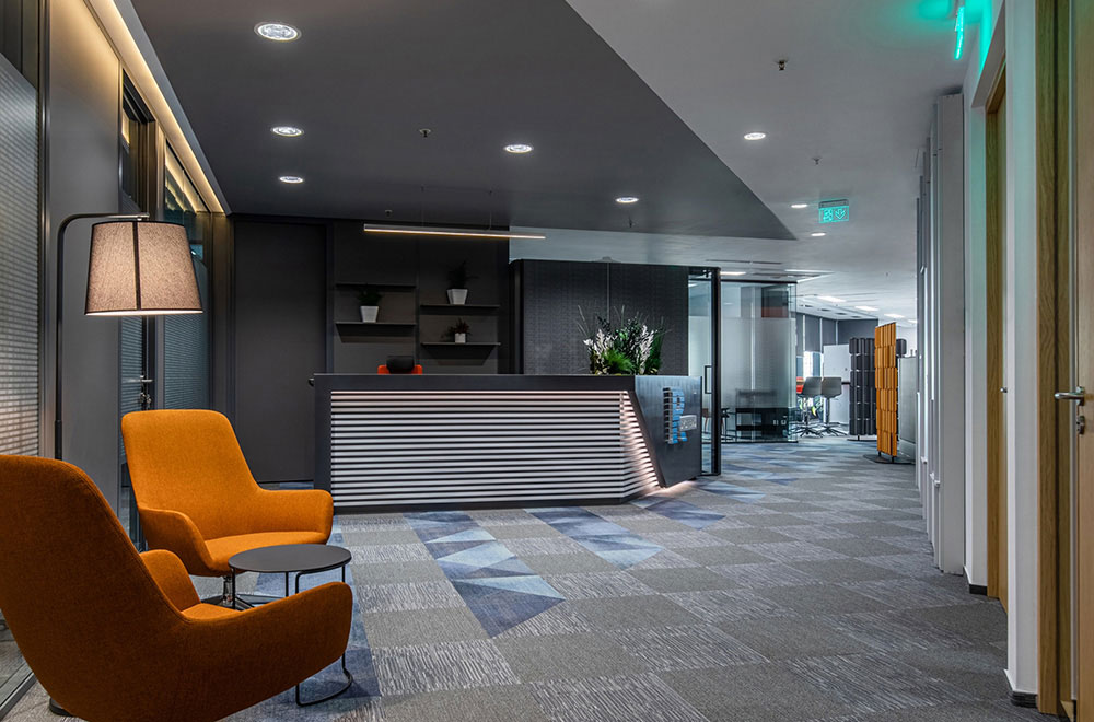 郑州科技公司办公室装潢设计效果图