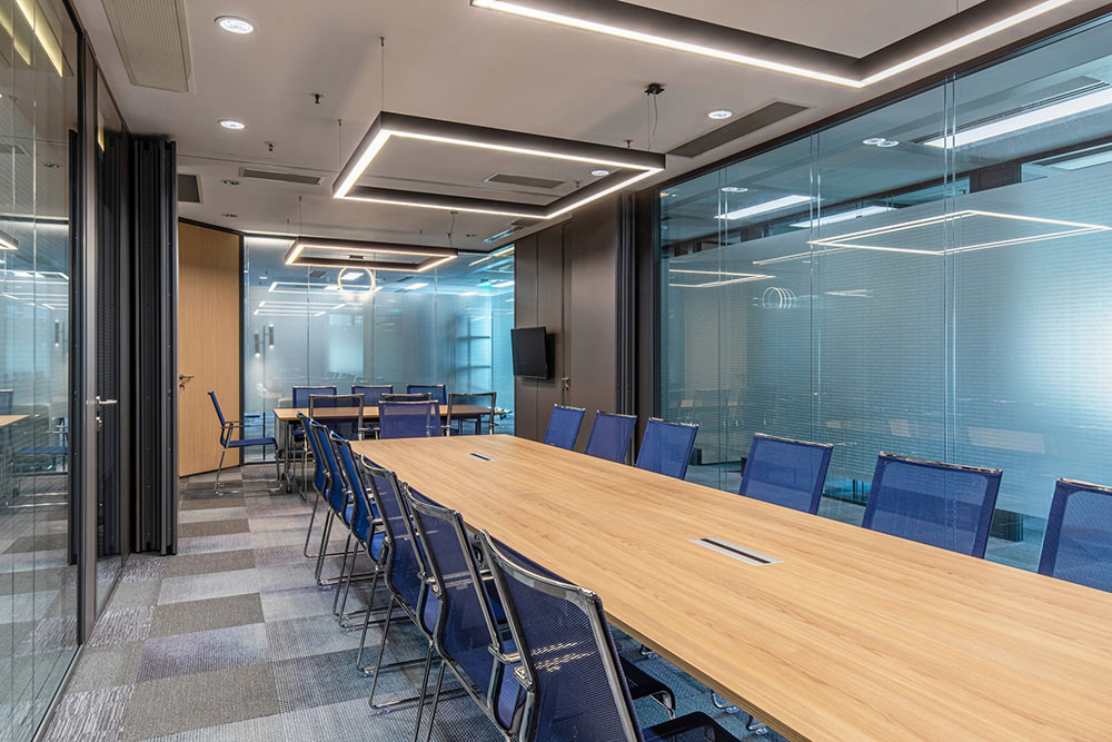 郑州科技公司办公室装潢设计效果图