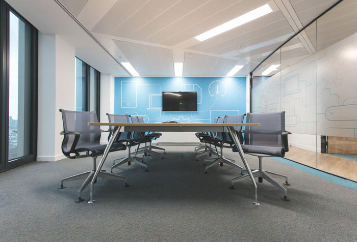 郑州金水区办公室装修IT公司装修效果图