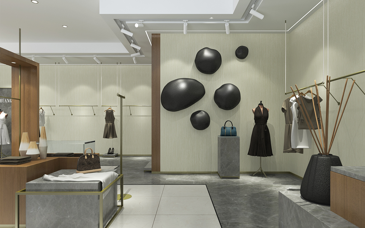 180平米服装门店装修设计效果图