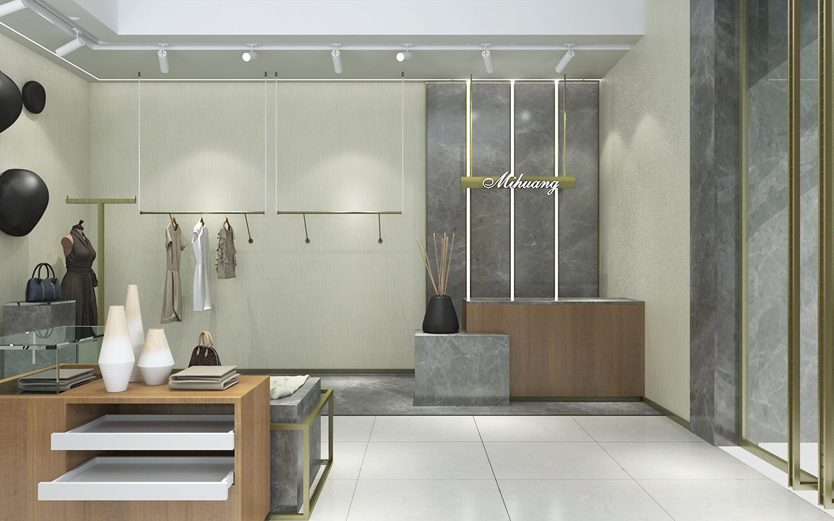 180平米服装门店装修设计效果图