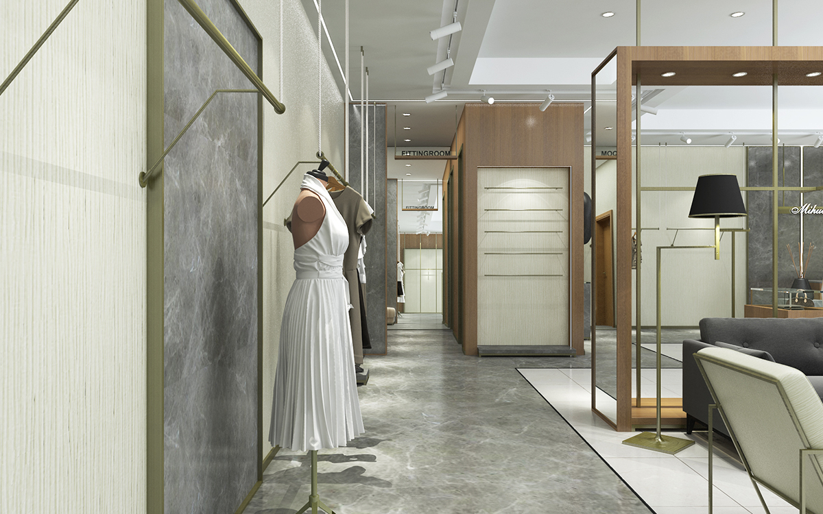 180平米服装门店装修设计效果图