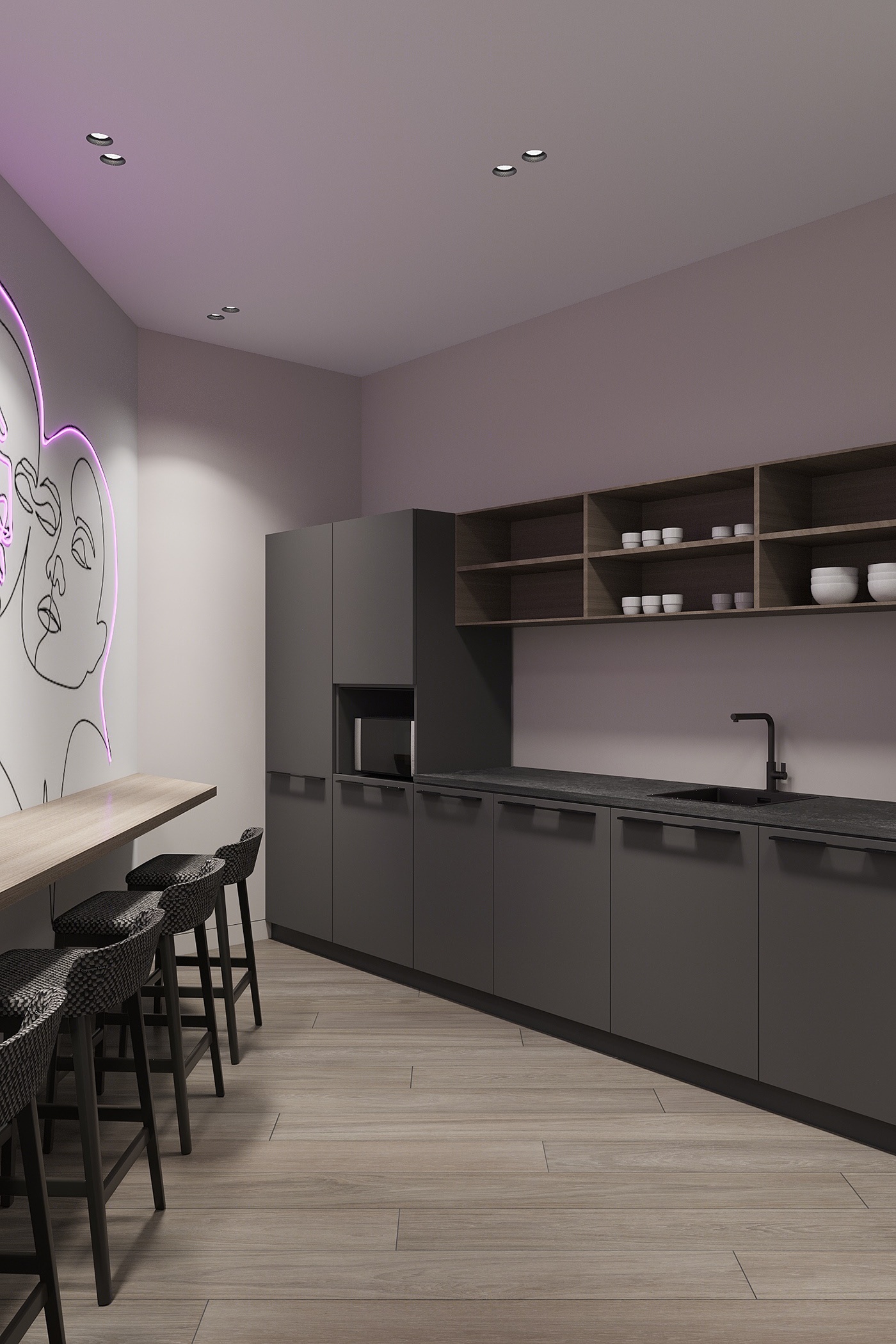 400平米郑州办公空间设计装修效果图