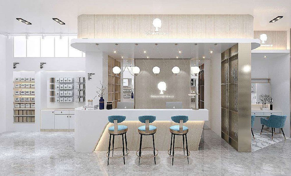 郑州彩妆店装修艺术：色彩、灯光与创意的融合