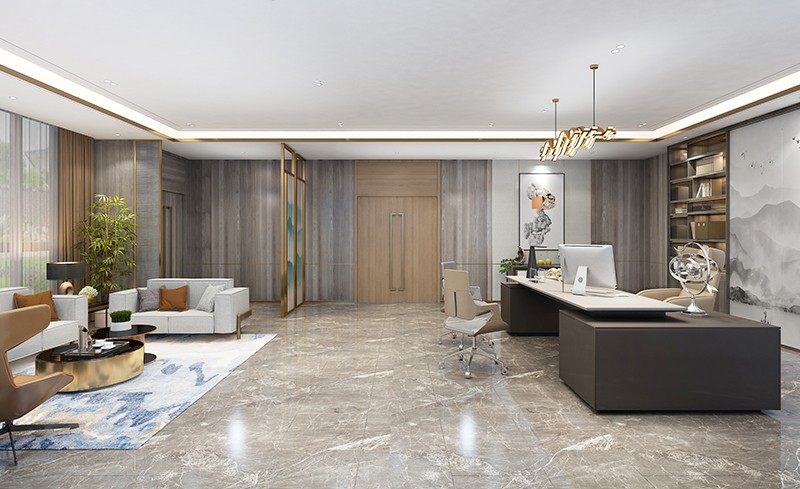 2600平米集团办公楼装修设计效果图