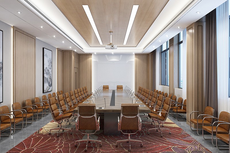 2600平米集团办公楼装修设计效果图