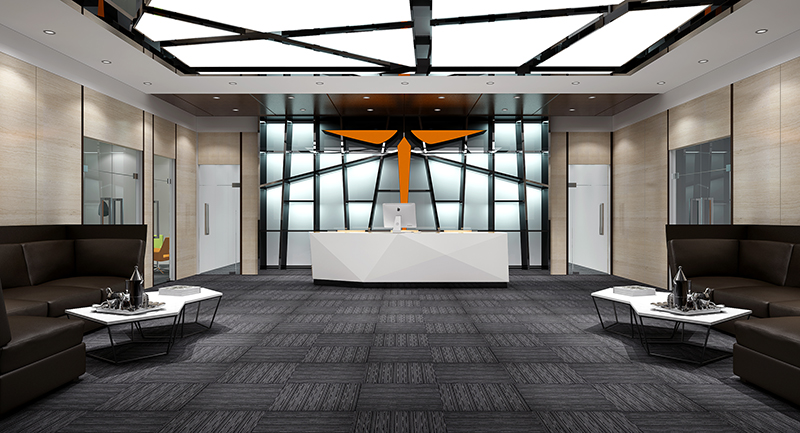 360平米企业办公室装修效果图