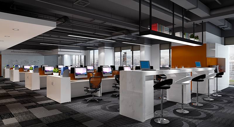 560平米办公室装修效果图