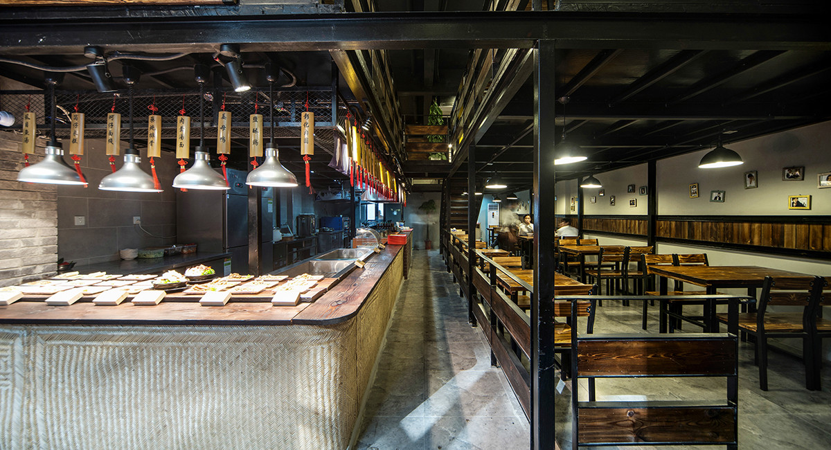 400平米烧烤店装修设计效果图