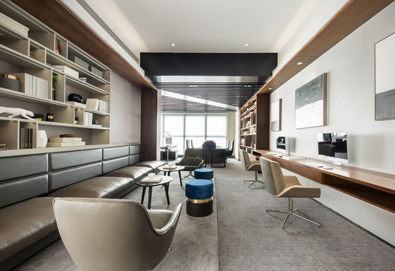 300平米写字楼办公室装修效果图