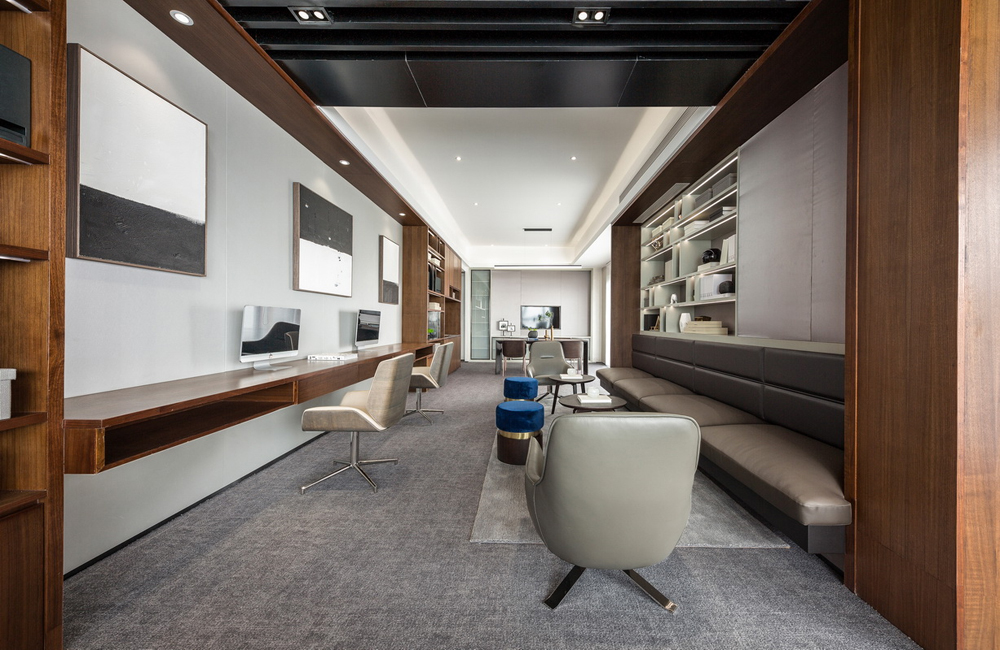 300平米写字楼办公室装修效果图