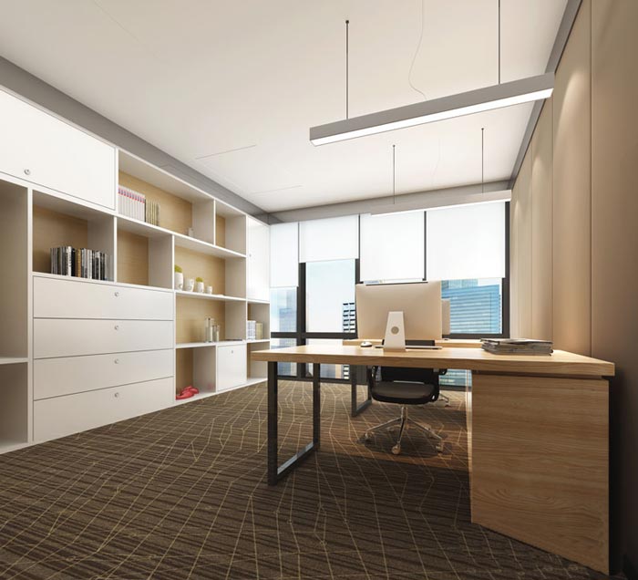 390平米电商平台办公室设计效果图