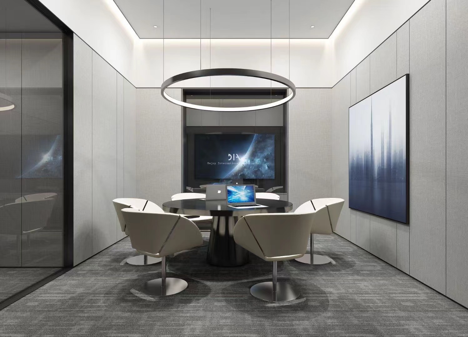 650平米办公室装修效果图