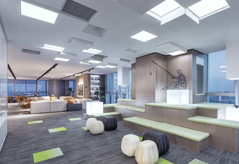 550平米办公室设计装修效果图