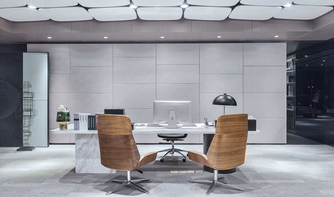 550平米办公室设计装修效果图