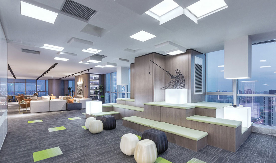 550平米办公室设计装修效果图