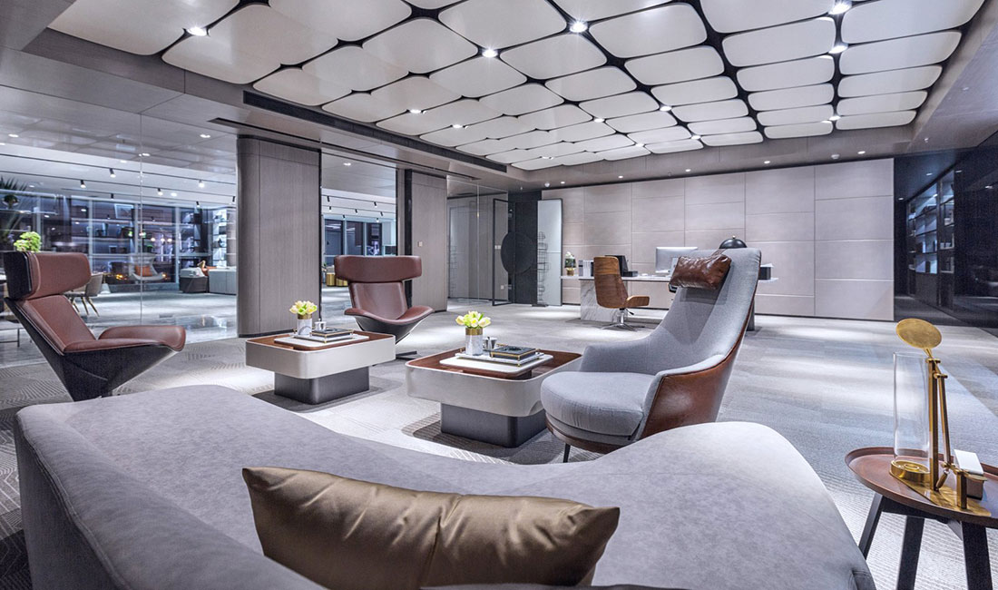 550平米办公室设计装修效果图