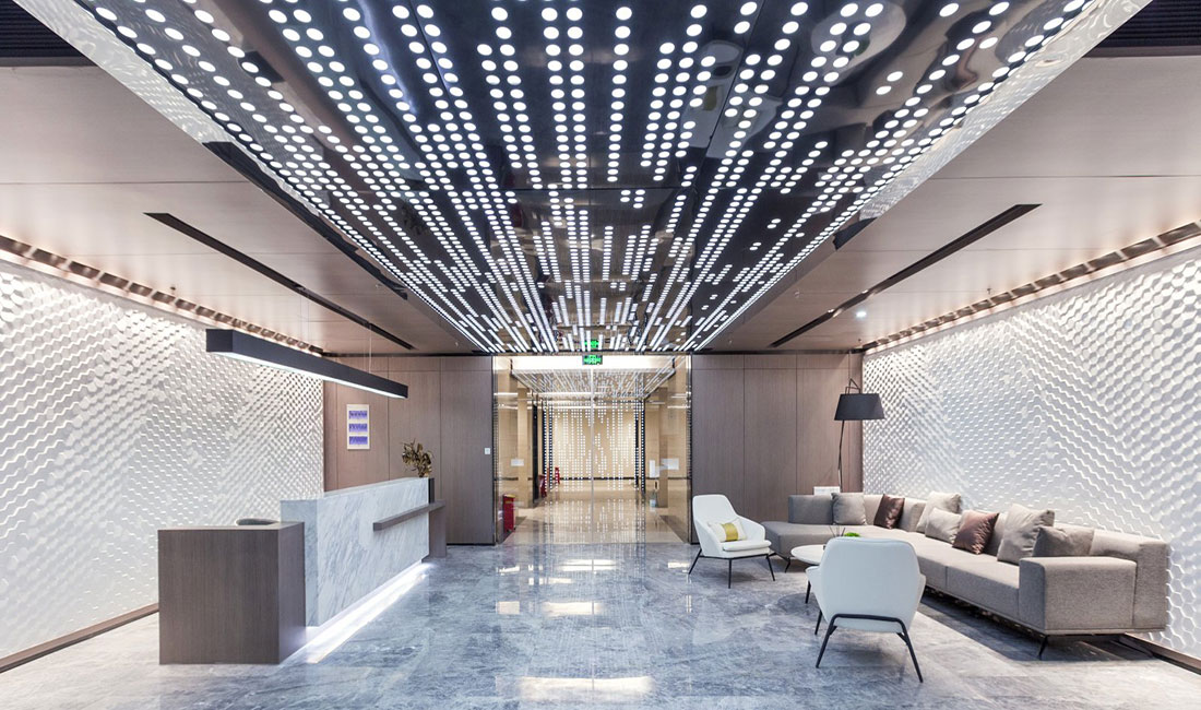 550平米办公室设计装修效果图