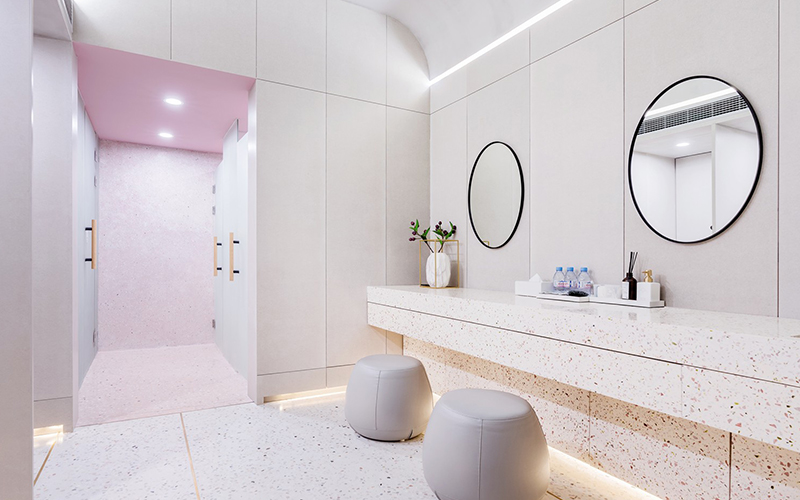 300平米美容SPA中心装修效果图