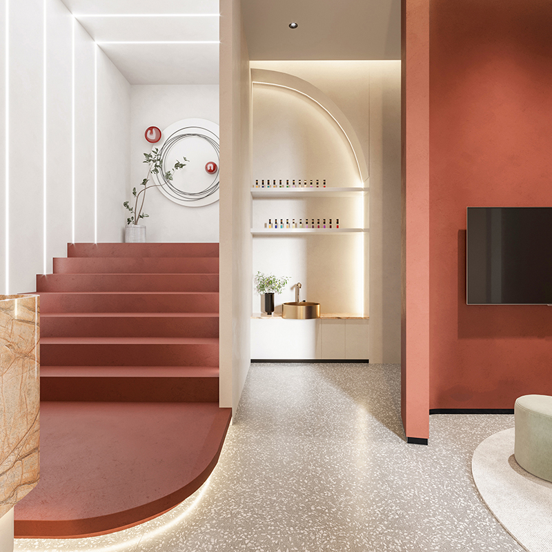 120平米美甲店装修设计案例