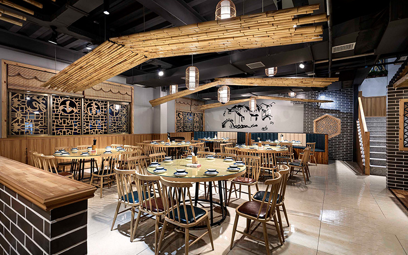 600平方餐饮空间装修设计效果图