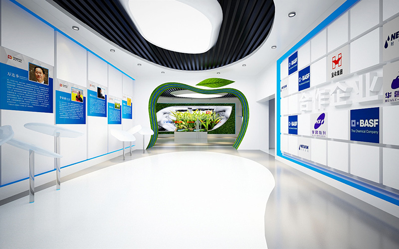 800平米集团公司展厅装修设计效果图