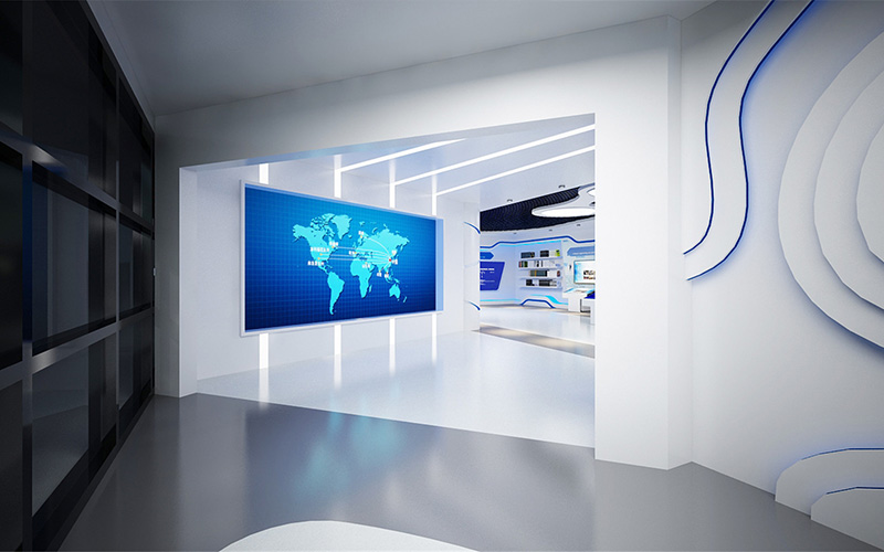 800平米集团公司展厅装修设计效果图