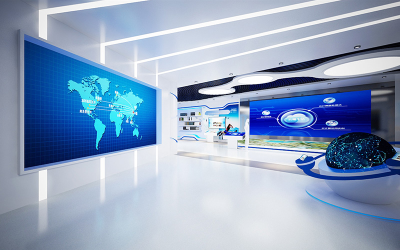 800平米集团公司展厅装修设计效果图